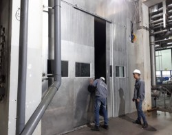 Thi công phòng cách nhiệt cho máy sấy